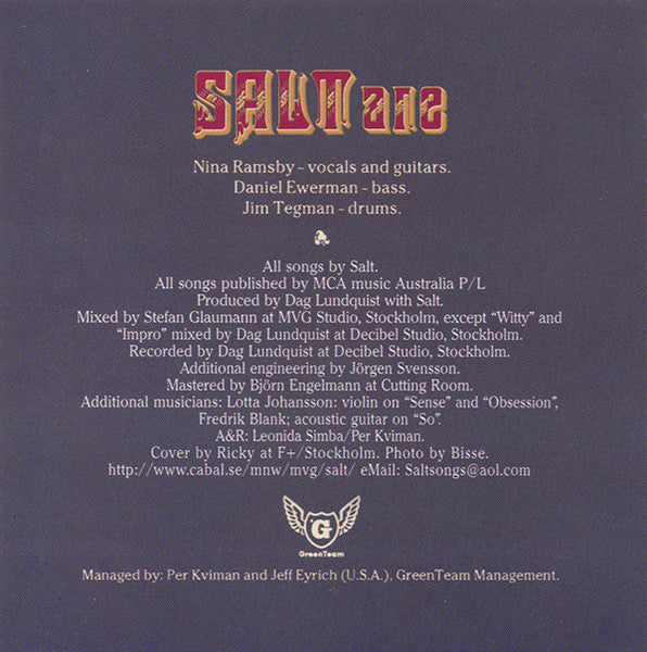 Salt (4) : Auscultate (CD, Album)