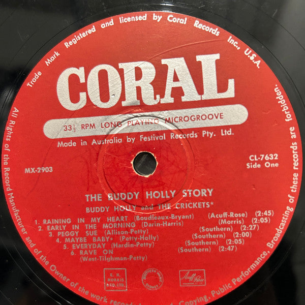 Buddy Holly : The Buddy Holly Story (LP, Comp)