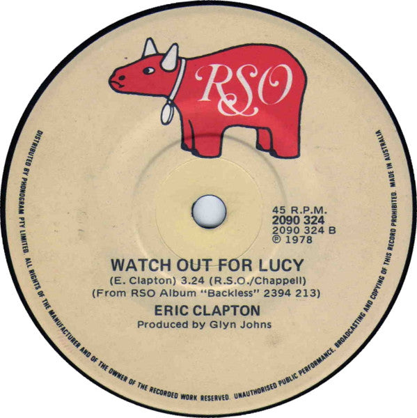 Eric Clapton : Promises (7", Single)