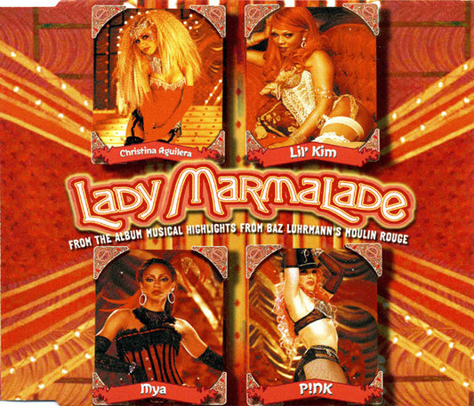 Christina Aguilera, Lil' Kim, Mya & P!nk : Lady Marmalade (CD, Single)