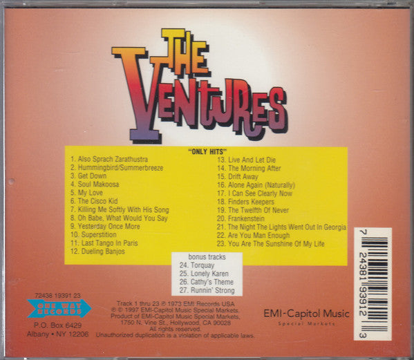 The Ventures : Only Hits! (CD, Album, Enh, RE)