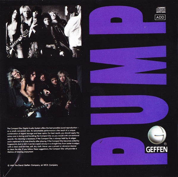 Aerosmith : Pump (CD, Album, RE)