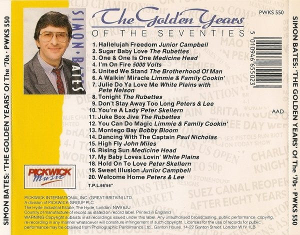 Various : The Golden Years Of The '70s (CD, Comp)