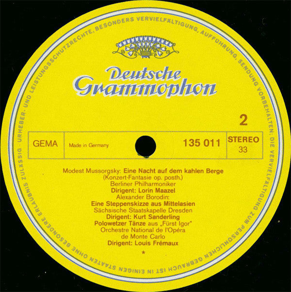 Aram Khatchaturian, Pyotr Ilyich Tchaikovsky, Modest Mussorgsky, Alexander Borodin, Nikolai Rimsky-Korsakov : Konzertklänge Aus Russland (LP, Comp, RE)