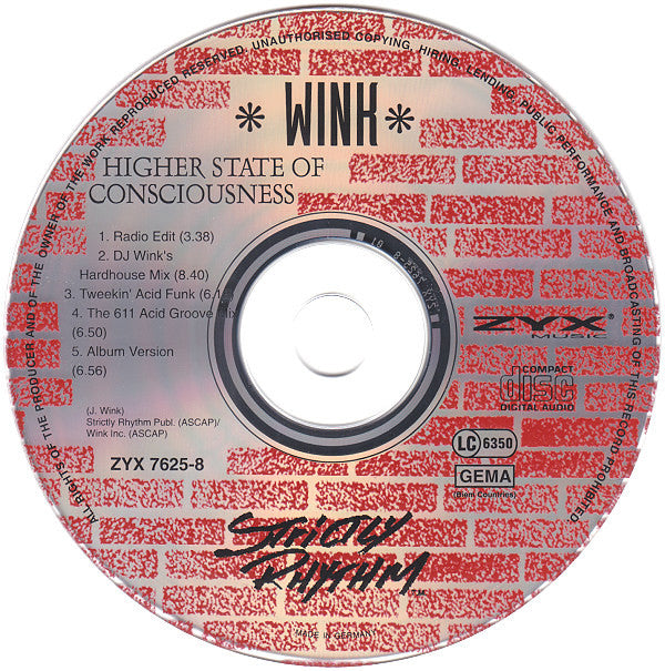 Wink* : Higher State Of Consciousness (CD, Maxi)