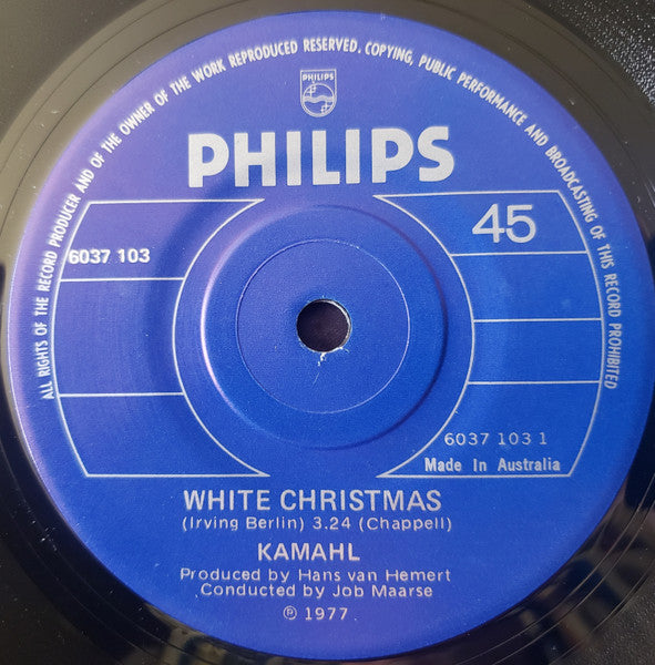 Kamahl : Christmas With Kamahl (7")