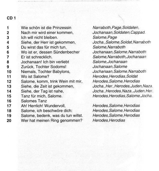 Richard Strauss - Welitsch*, Svanholm*, Hotter*, Höngen*, F. Reiner* : Salome (2xCD, RE, RM)