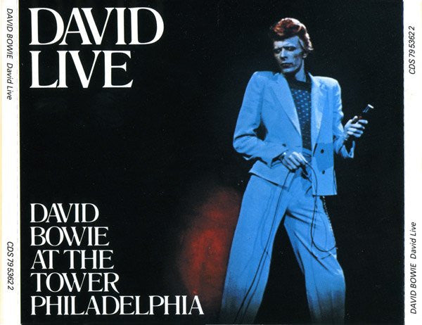 David Bowie : David Live (David Bowie At The Tower Philadelphia) (2xCD, Album, RE, RM, RP)