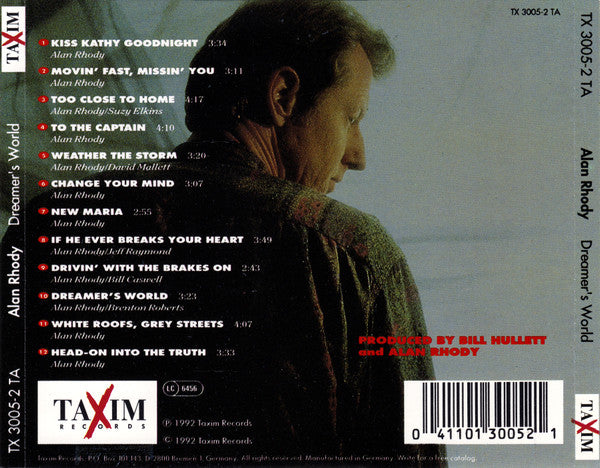 Alan Rhody : Dreamer's World (CD, Album)