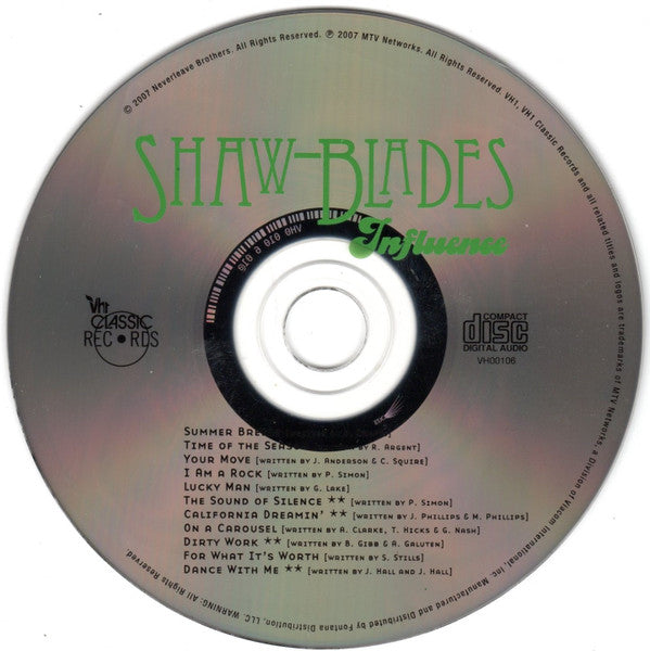 Shaw Blades : Influence (CD, Album)