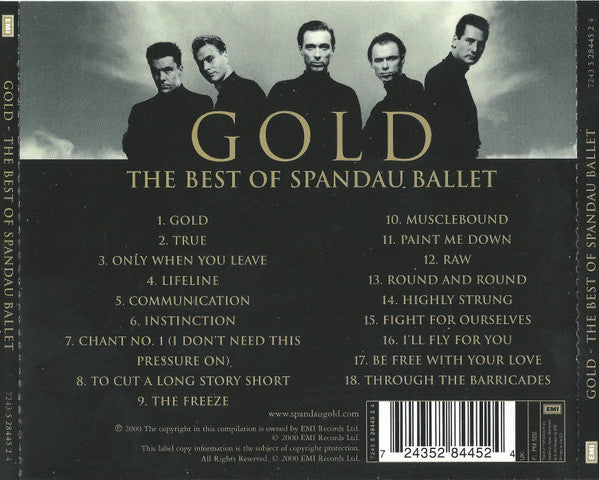 Spandau Ballet : Gold - The Best Of Spandau Ballet (CD, Comp)