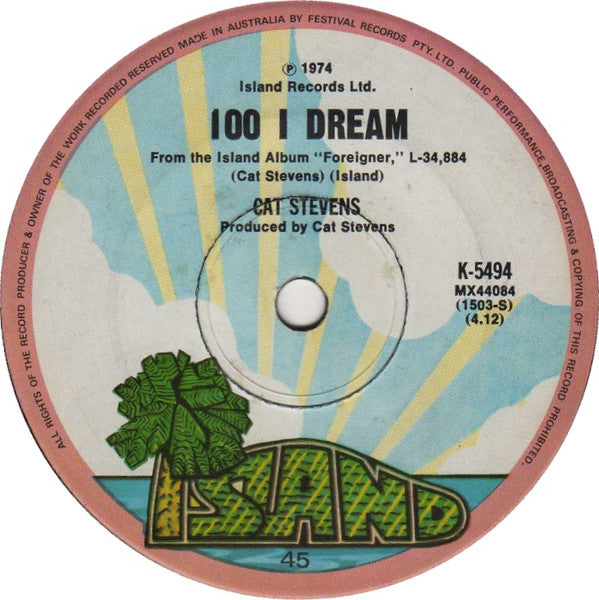 Cat Stevens : Oh, Very Young (7", Single)