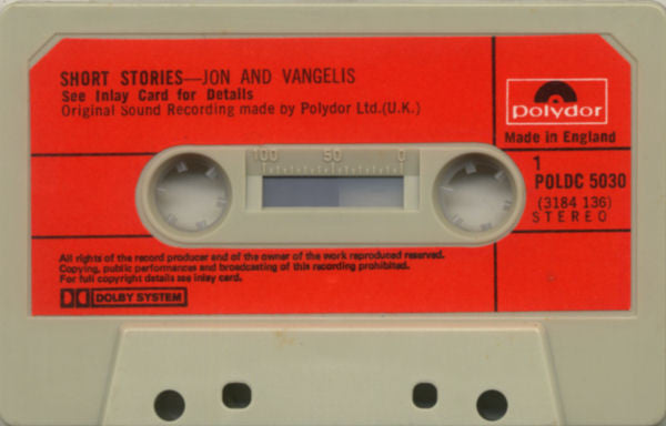 Jon & Vangelis : Short Stories (Cass, Album, RE)