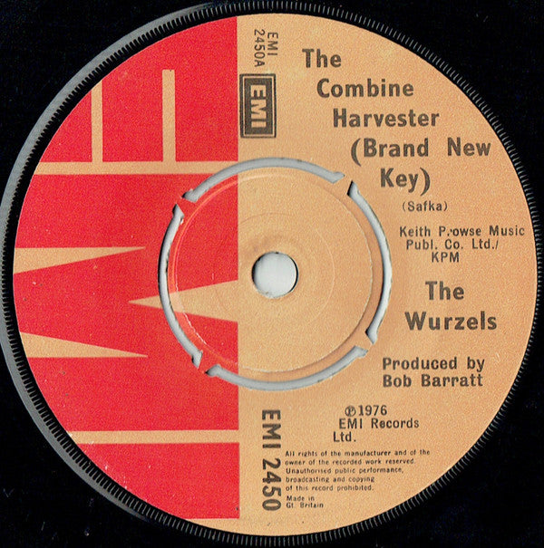 The Wurzels : The Combine Harvester (Brand New Key) (7", Single, Cin)