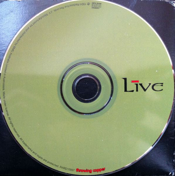 Live : Throwing Copper (CD, Album, Dis)