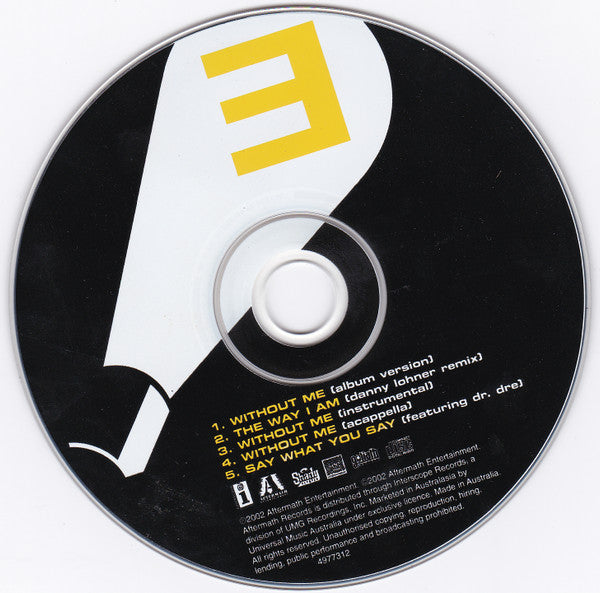 Eminem : Without Me (CD, Single)