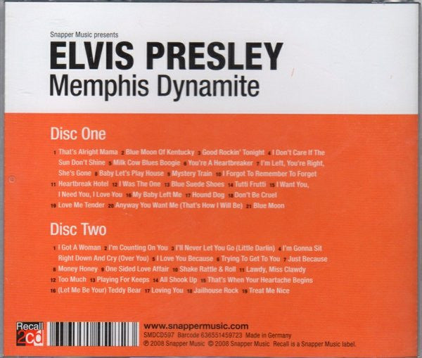 Elvis Presley : Memphis Dynamite (2xCD, Comp)