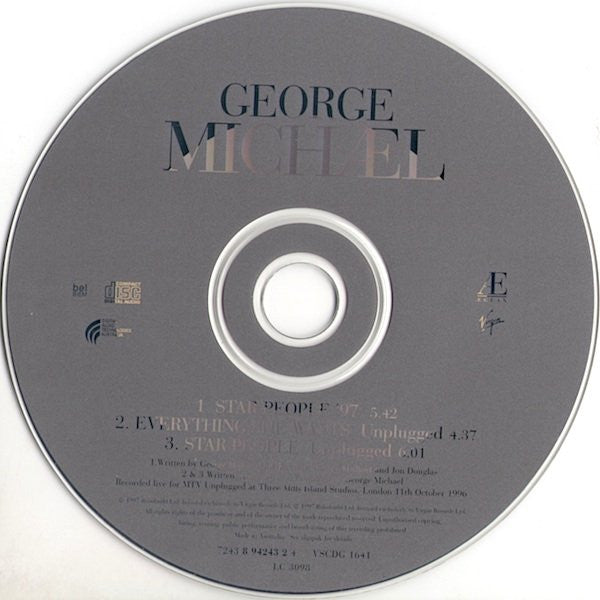 George Michael : Star People '97 (CD, Single)