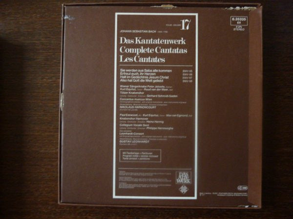 Johann Sebastian Bach : Das Kantatenwerk (Complete Cantatas) | BWV 65-68 | Vol. 17 (2xLP + Box)