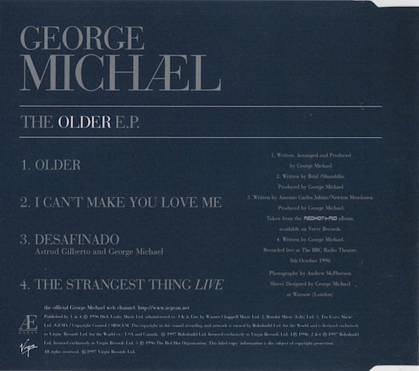 George Michael : The Older E.P. (CD, EP)