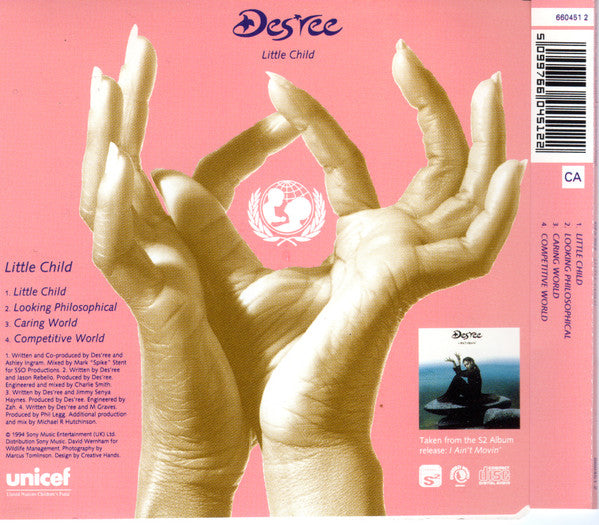 Des'ree : Little Child (CD, Single)