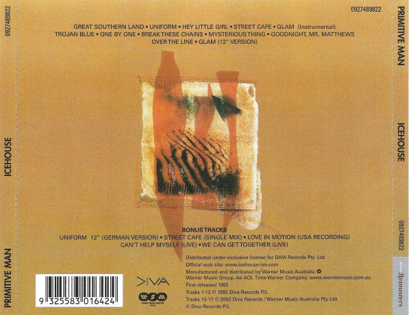 Icehouse : Primitive Man (CD, Album, RE, RM)