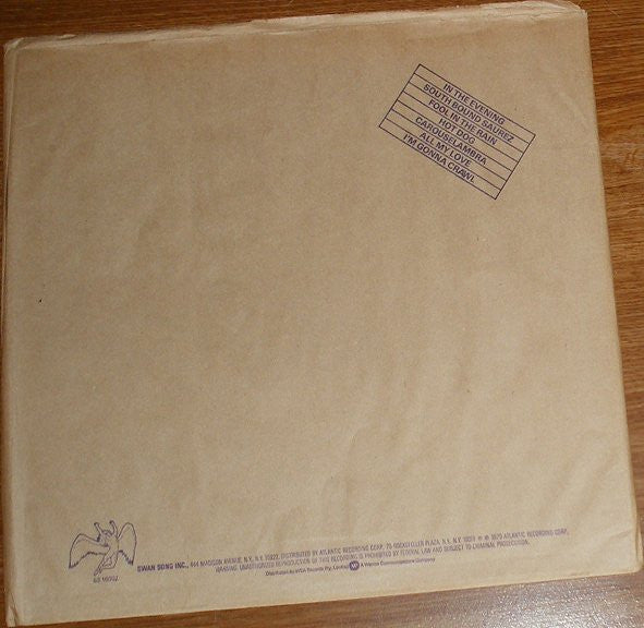 Led Zeppelin : In Through The Out Door (LP, Album, "C")