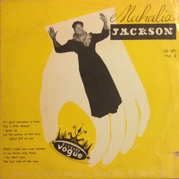 Mahalia Jackson : Queen Of Gospel Singers (Negro Spirituals Vol. 2) (10", Comp, Mono)