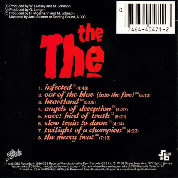 The The : Infected (CD, Album)
