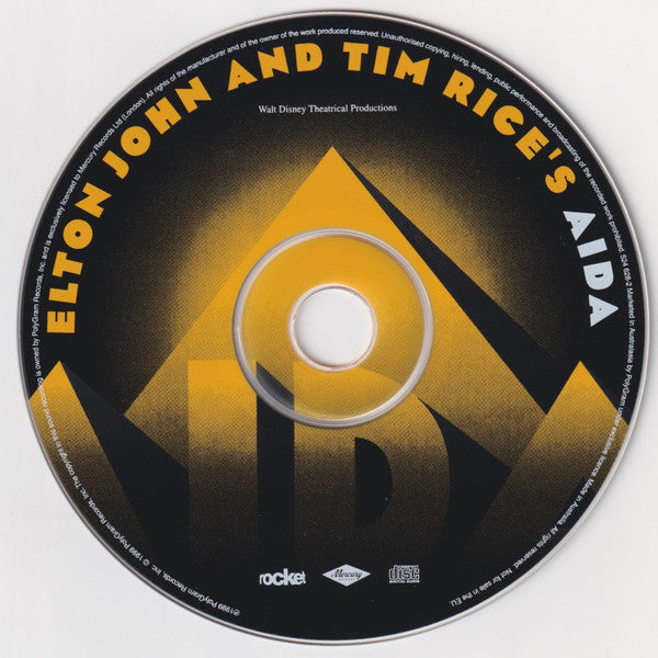 Elton John and Tim Rice : Aida (CD, Album)