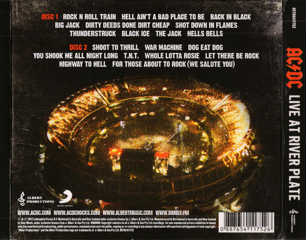 AC/DC : Live At River Plate (2xCD, Album, Dig)