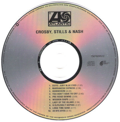 Crosby, Stills & Nash : Crosby, Stills & Nash (CD, Album, RE, RM)