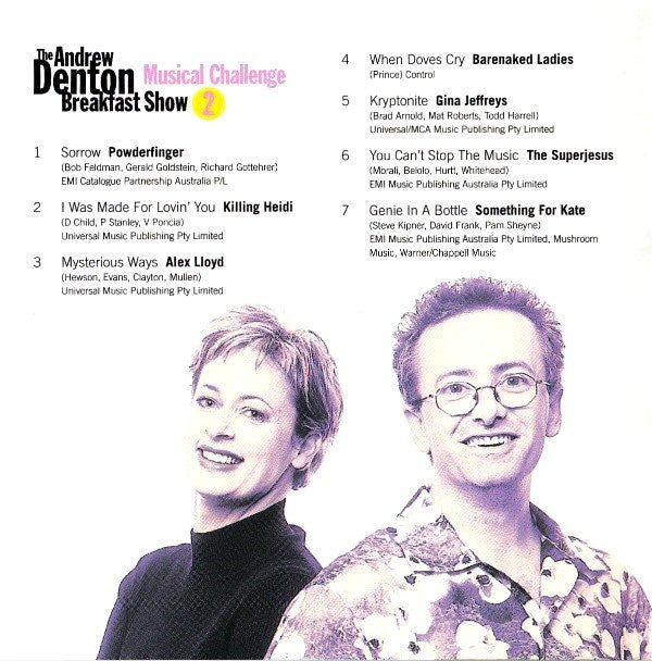 Various : The Andrew Denton Breakfast Show Musical Challenge 2: Even More Challenged! (CD, Comp)