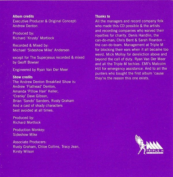 Various : The Andrew Denton Breakfast Show Musical Challenge 2: Even More Challenged! (CD, Comp)