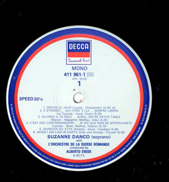 Suzanne Danco : Suzanne Danco (LP, Mono)