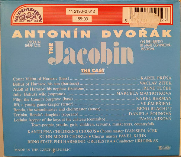 Antonín Dvořák, Zítek* · Machotková* · Průša* · Berman* · Blachut* · Šounová* · Přibyl* · Státní Filharmonie Brno*, Jiří Pinkas : Jakobín (Box + 2xCD, Album)