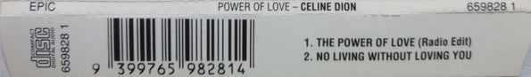 Celine Dion* : The Power Of Love (CD, Single)