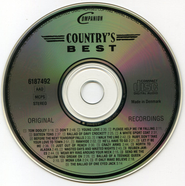 Various : Country's Best (CD, Comp)