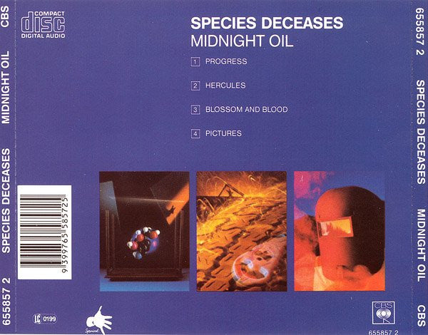 Midnight Oil : Species Deceases (CD, EP, RE)
