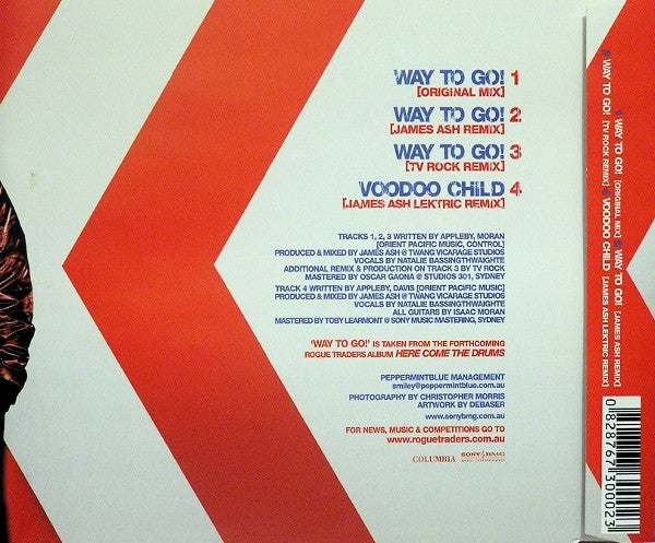 Rogue Traders : Way To Go! (CD, Single)