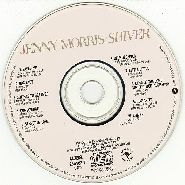 Jenny Morris : Shiver (CD, Album)
