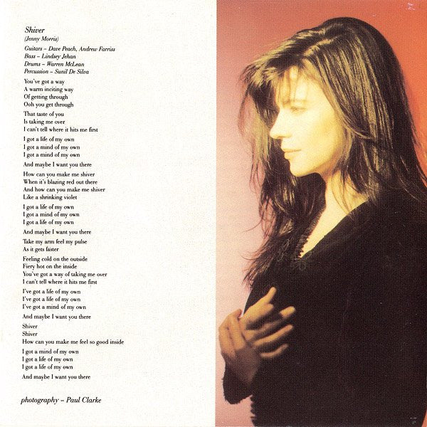 Jenny Morris : Shiver (CD, Album)