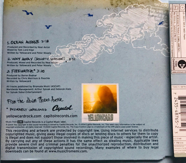 Yellowcard : Ocean Avenue (CD, Single, Copy Prot.)