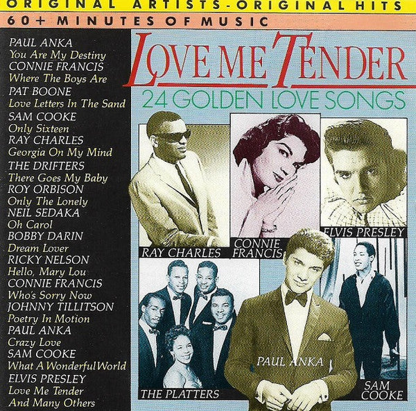 Various : Love Me Tender - 24 Golden Love Songs (CD, Comp)