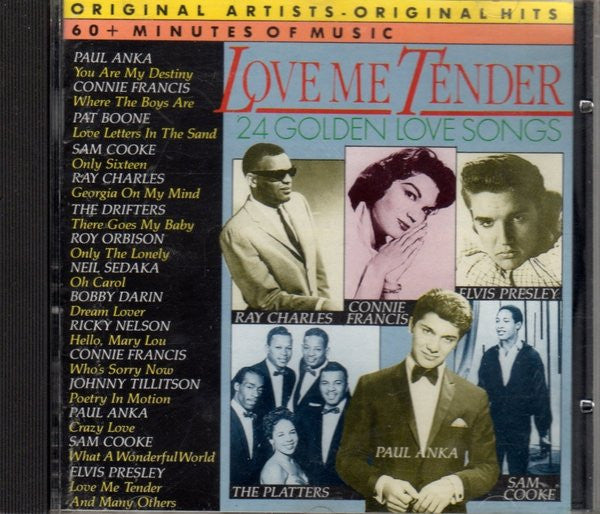 Various : Love Me Tender - 24 Golden Love Songs (CD, Comp)