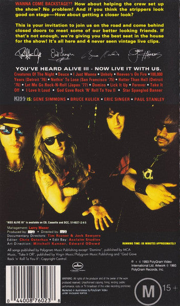 Kiss : Konfidential (VHS, Comp, PAL)