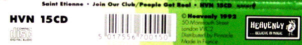 St Etienne* : Join Our Club / People Get Real (CD, Single)