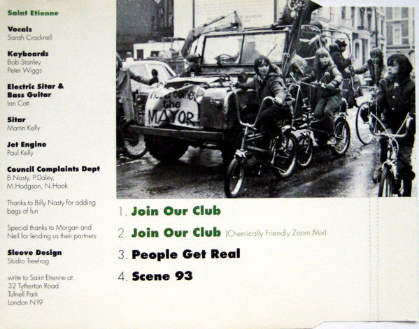 St Etienne* : Join Our Club / People Get Real (CD, Single)