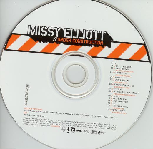 Missy Elliott : Under Construction (CD, Album + CD, Enh + Ltd)