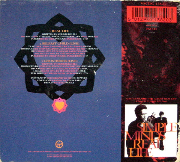 Simple Minds : Real Life (CD, Single, S/Edition)